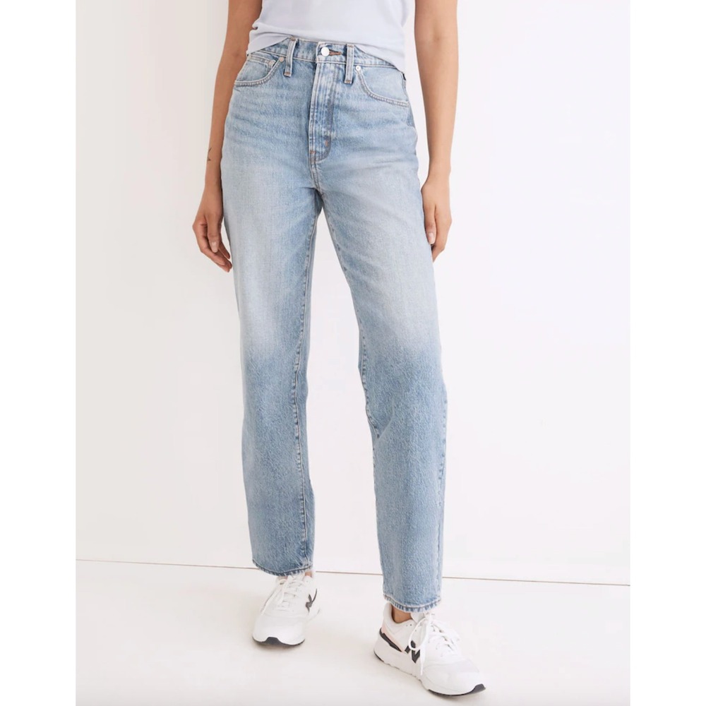 MADEWELL The Perfect Vintage Straight Jean in Seyland Wash NF089